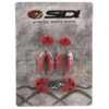 Sidi Replacement SRS Traction Pads For Dragon 2 & 3 Shoes (Red) (39-40) -Sidi 10925000384