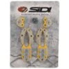 Sidi SRS Replacement Traction Pads For Spider Shoes (Grey/Yellow) (38-40) 2 Sidi SRS Replacement Traction Pads For Spider Shoes (Grey/Yellow) (38-40) -Sidi 10929000384
