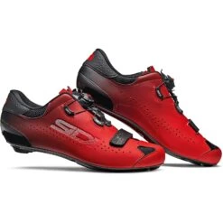 Sidi Sixty Road Shoe - Black/red
