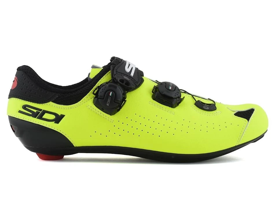 Sidi Genius 10 Road Shoes (Black/Flo Yellow) (42) 3 Sidi Genius 10 Road Shoes (Black/Flo Yellow) (42)