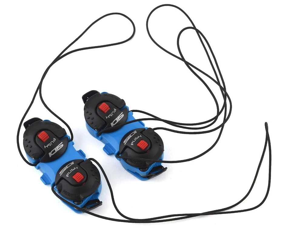 Sidi Shot/Tiger Double Tecno-3 Push Closure System (Blue/Black) (Pair) 3 Sidi Shot/Tiger Double Tecno-3 Push Closure System (Blue/Black) (Pair)